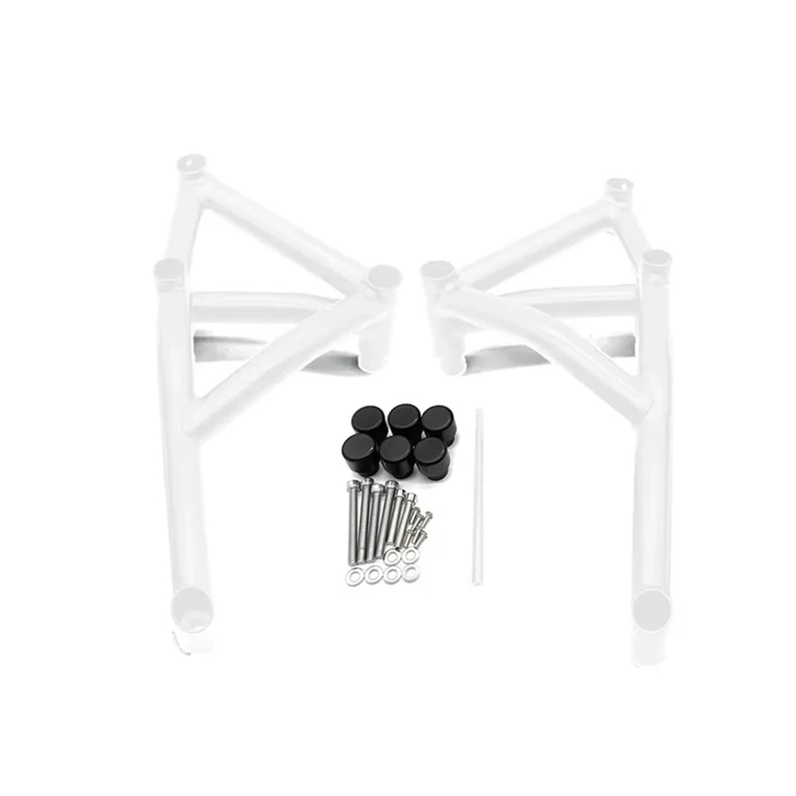 XGSUZNE Engine Guard Crash For MT-09 FZ-09 Mt 09 Fz 2014-2023 2024 Motorcycle Anti-Crash Bar Bumper Accessories(2014-2016 White)