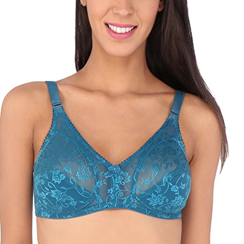 Image of Bralux Camy C - Cup Lace Bra Steel Blue