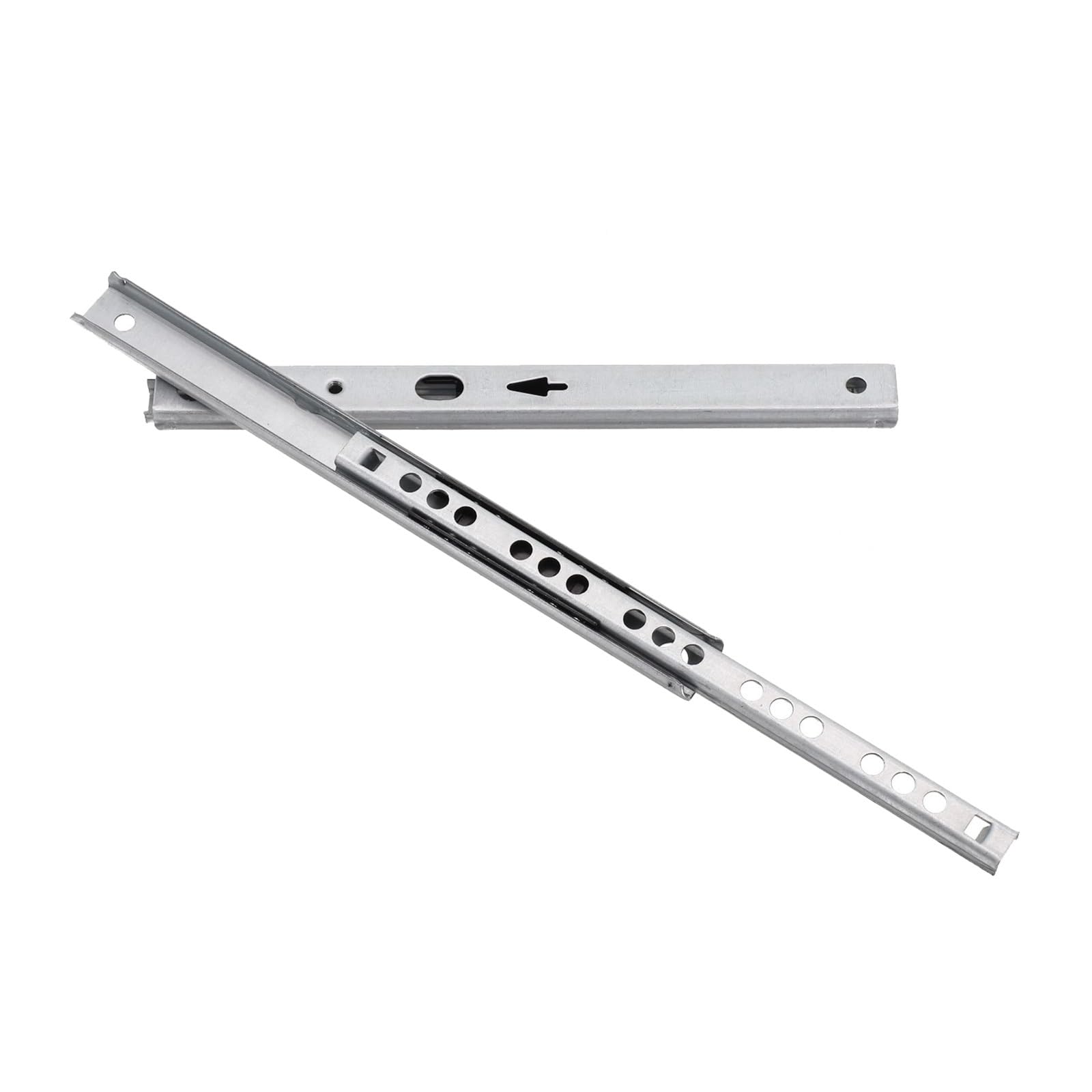 Sharunsfeli 13 Inch 2Pcs Kitchen Cupboard Drawer Slides Furniture Guide Rail Full Extension Parts Hardware Accessories Furniture Drawer Slides Parts