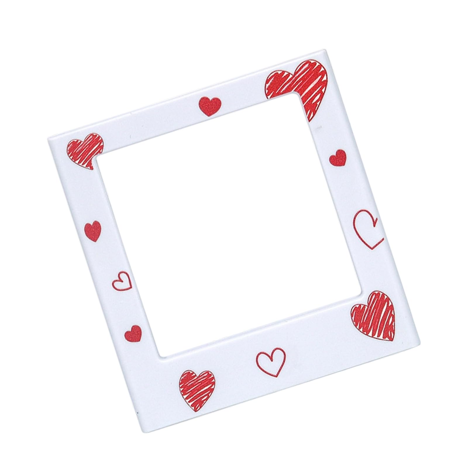 Attachment Photo Frame Square Design with Decorative Borders for Refrigerator Display HassleFree Installation Not Damage Multiple Design Frame