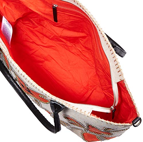 Desigual Rojonanja, borsa da donna con manico