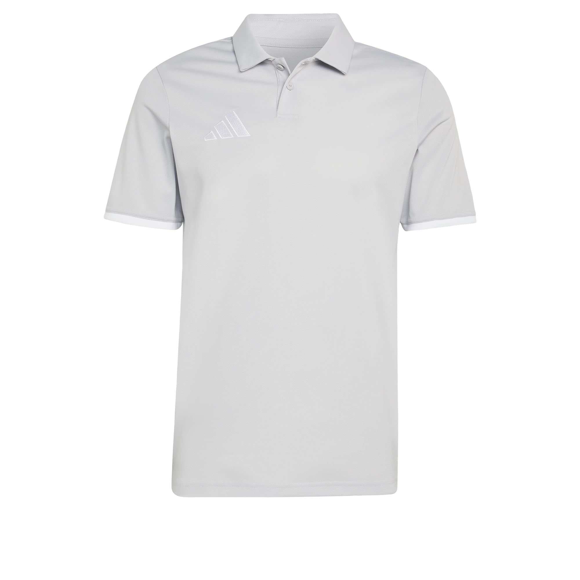 adidas Men's Entrada26 Polo Shirt, Team Light Grey/White, L Extra Tall