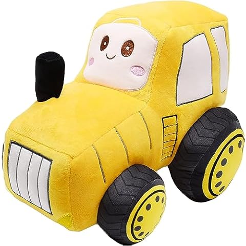 XIAOHONG Soft Plush Tractor Cushion Toy Cover