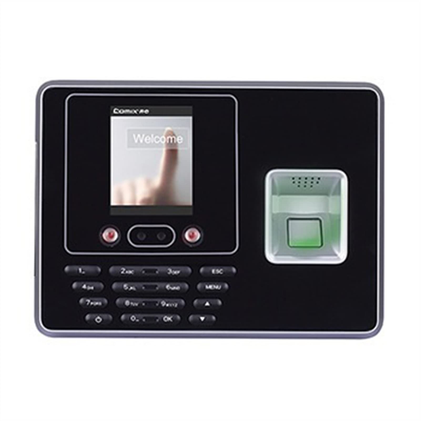 Mthckxjbsuz One Color Clocking In Machine, Time Clock Time Machine Biometric Face Recognition Time Attendance Machine Enterprise Time Attendance Machine