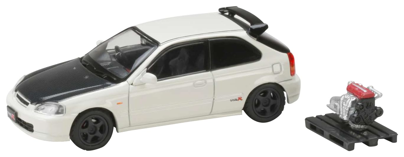 Honda Civic Type R EK9 ホワイト ミニカー Majorette Honda Civic Type R EK9 White 1:57 (3