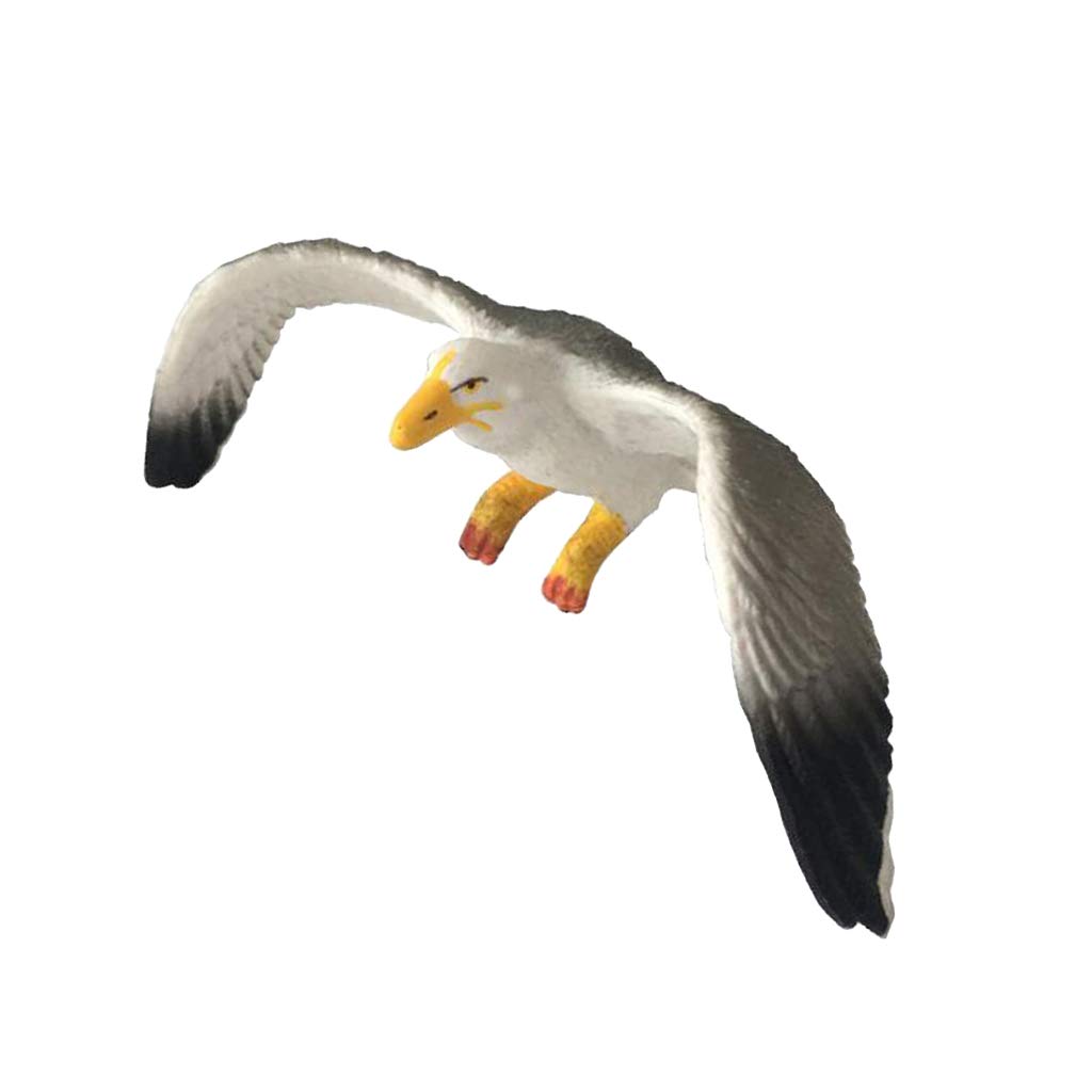 Miniature Animals Birds Model Figurine Statue Sculpture Toy Seagull