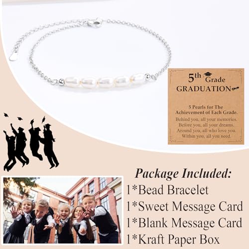 Image of 5th /6th /8th Grade Graduation Gifts for Girls Grad Gifts 2026 Graduation Bracelets Primary Middle School