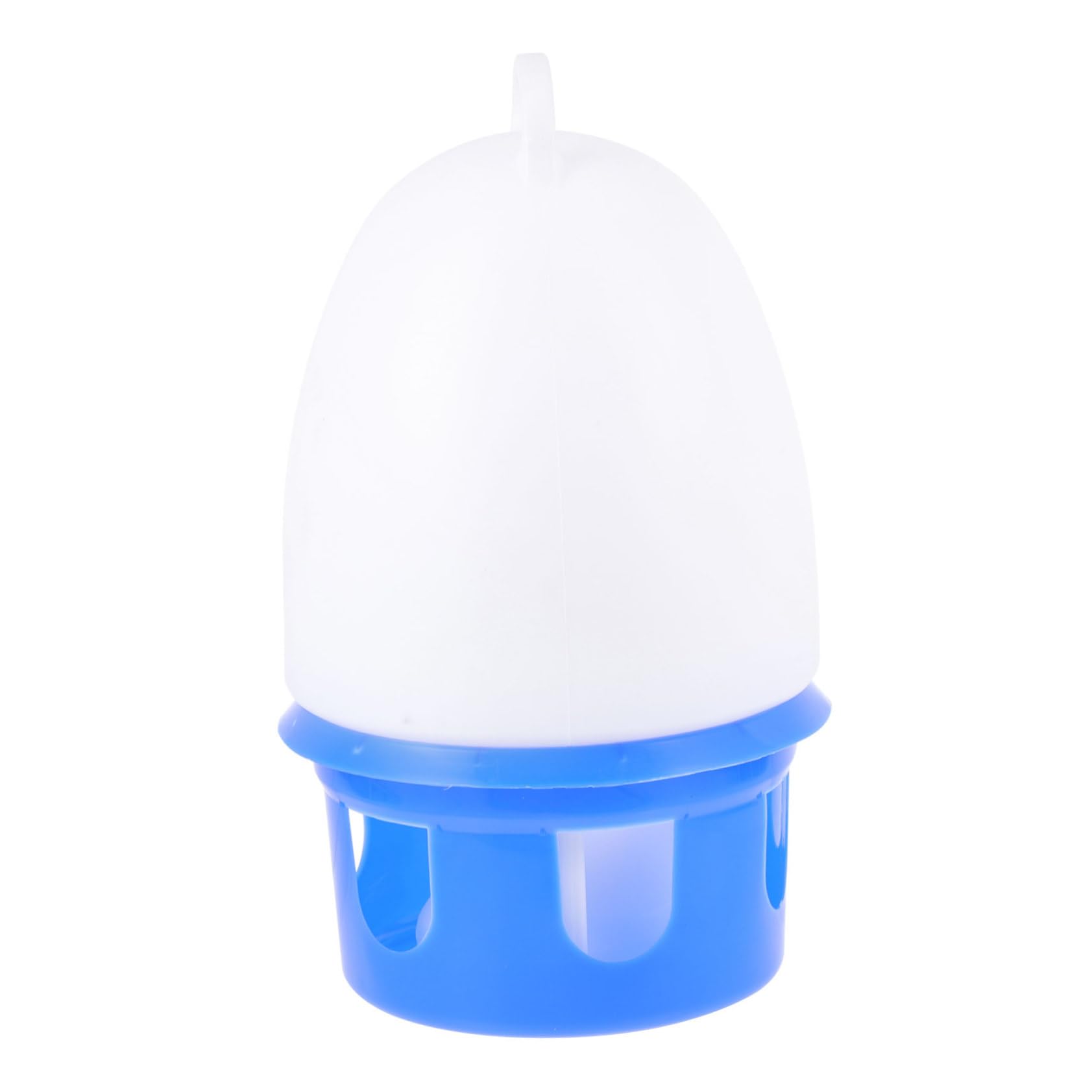 Abreuvoir pour Pigeons en PVC Bleu, Modèle Rond, Simple à Utiliser