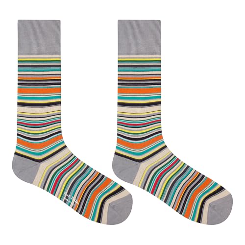 PS Paul Smith Men's Two Pack 'Signature Stripe' Socks, Multicolor, One Size3
