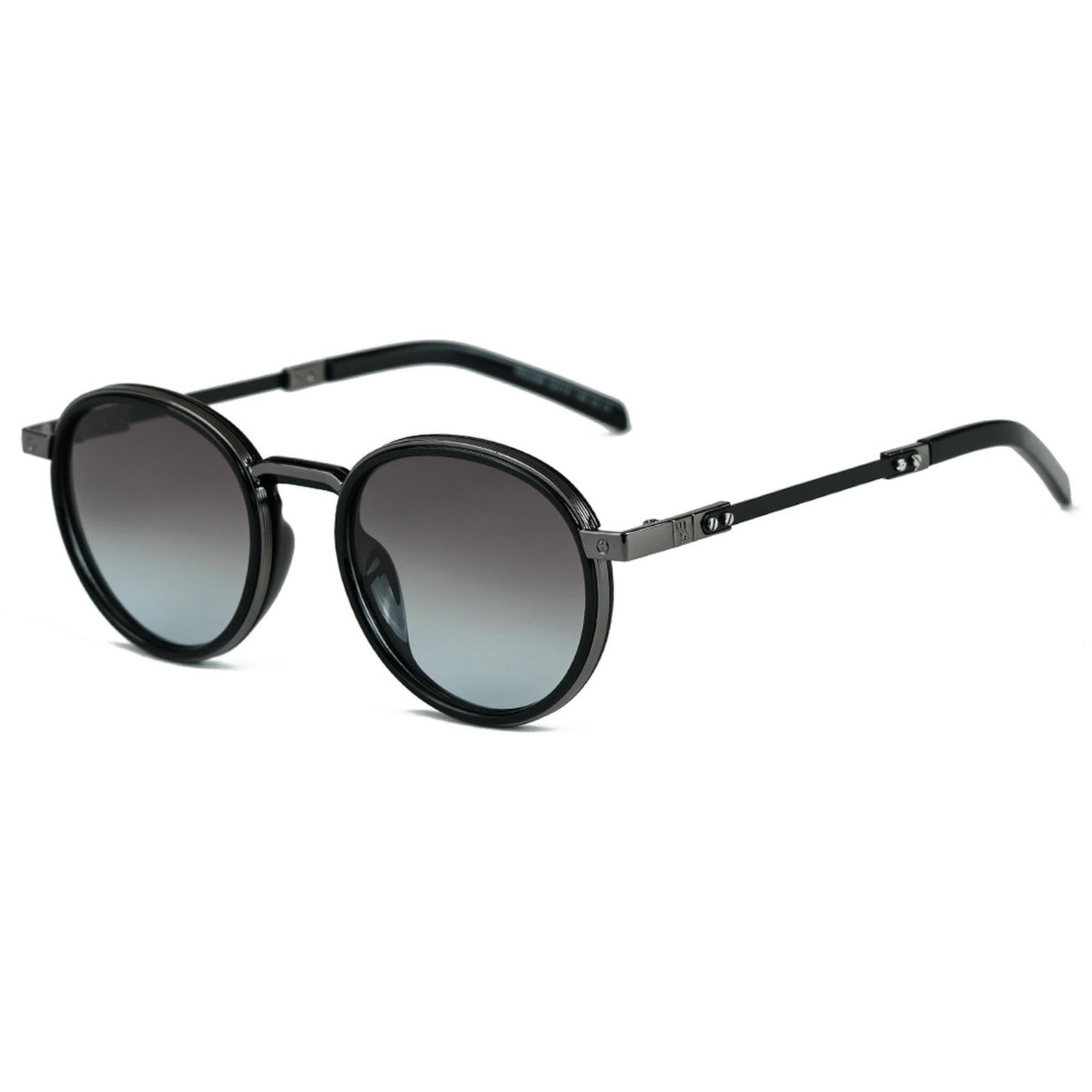 Sonnenbrille Damen Frauen Mode Kleiner Rahmen Straßenfotografie Outdoor Reisen Strand Sonnenbrille-c2 Schuss Grau Progressiv Blau