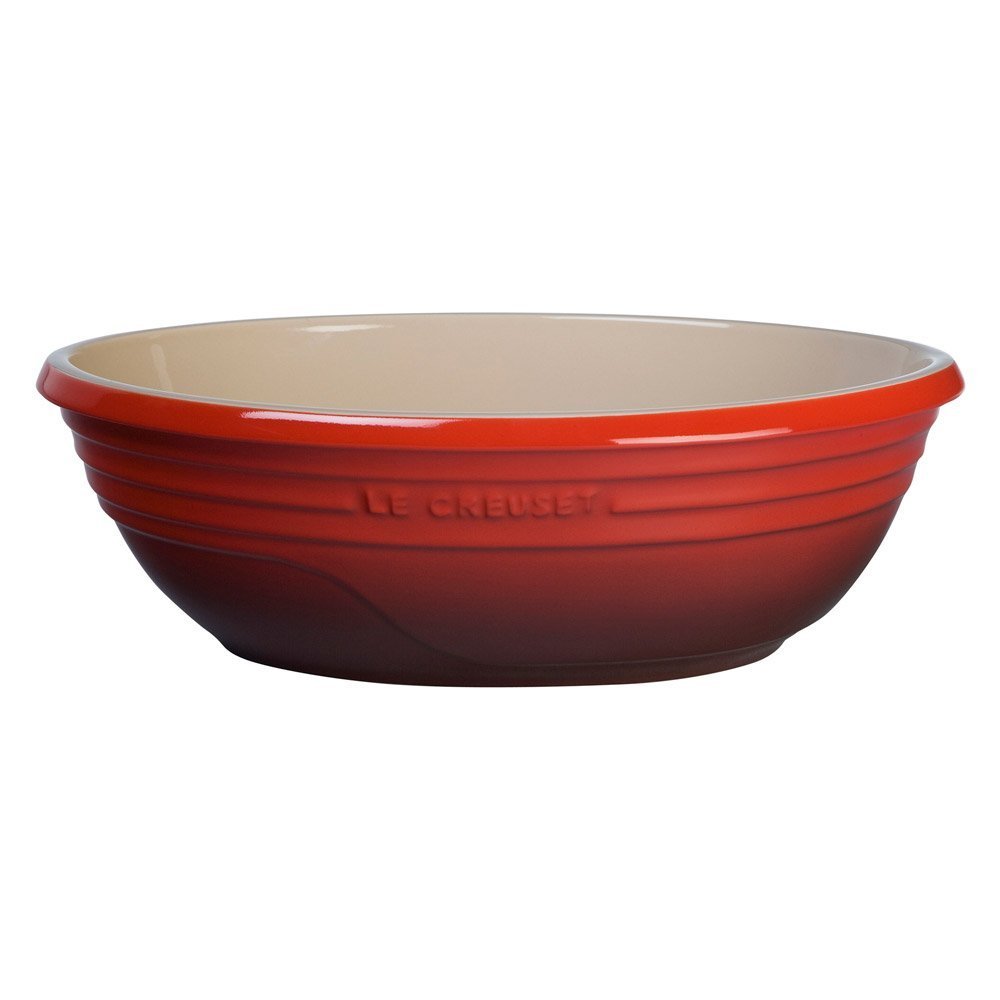 LE CREUSET Owan Bowl 黒 赤 セット Amazon.com | Le Creuset Stoneware Large 3-1/2-Quart Oval