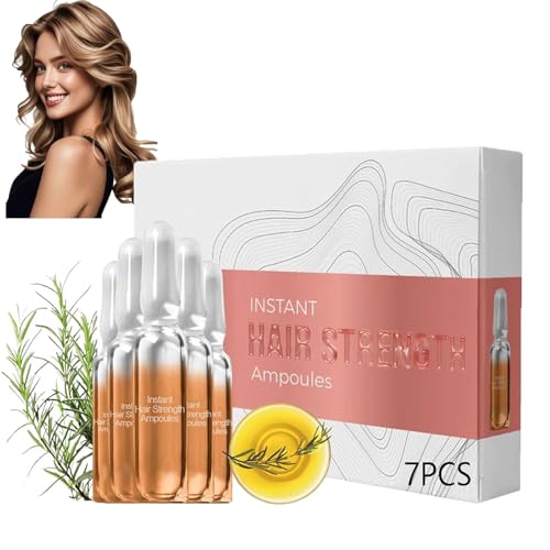 Ampollas fortalecedoras instantáneas para el cabello,tratamiento en ampollas para el cabello,loción intensiva estimulante del cabello,loción fortalecedora del cabello para cabello seco (1Box)