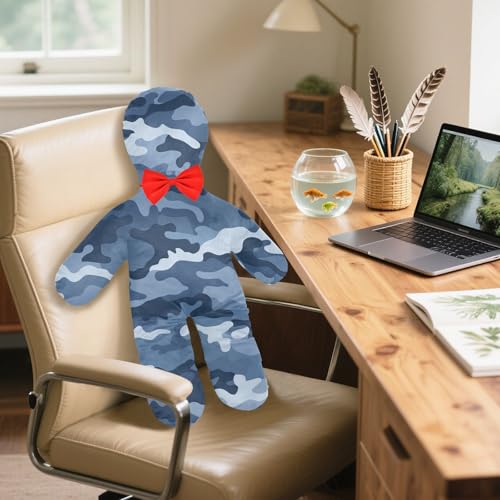 Almohada Human Shape de Terciopelo 82 cm Largo miniatura 5