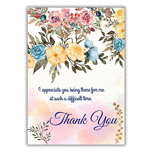 Image of AanyaCentric Thank You Greeting Cards - A5 Size 5.8x8.3inches Printed Card with Envelope
