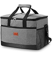 Kühltasche Groß Mit 4 Becherhaltern - Isolierte Picknicktasche 58x38x35cm Wasserdicht