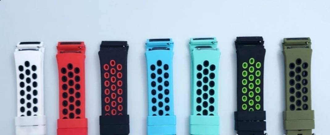 Dado Soft silicone Band for HUAWEI WATCH GT2e Special Straps Watchband GT2E (Green Black)