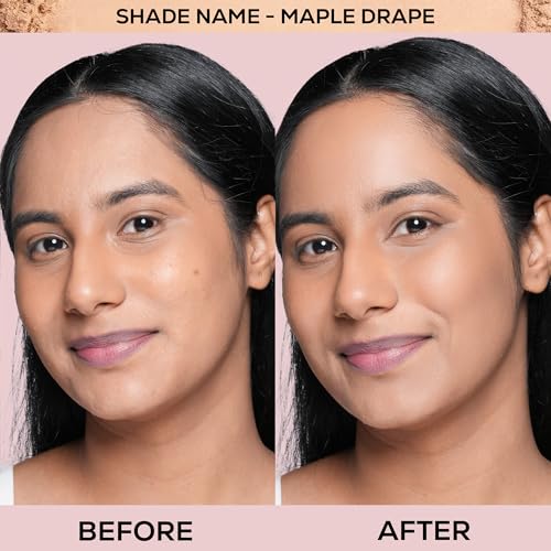 Image of RENEE Bollywood Filter Blurring Compact - Maple Drape | Pore Minimising, Matte Finish, Full Coverage, Rich Pay-off | Blurs Pores & Blemishes | 9g