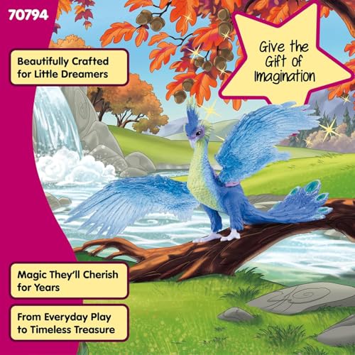 Image of Schleich Bayala - Magic Peacock Toy Figurine - Kids Ages 5+ | 70794