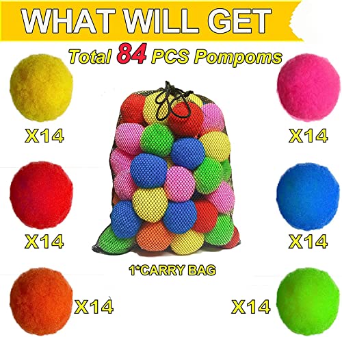 84-Pcs-Reusable-Water-Balls-Reusable-Water-Balloons-for-Outdoor-Toys-and-Games-Water-Toys-for-Kids-and-Adults-Boys-and-Girls-Summer-Toys-Ball-for-Pool-and-Backyard-Fun