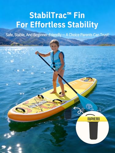Image of Niphean Inflatable Paddle Board with Accessories 10'6'' /7'6''Stable SUP