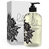 Lulu Sensual Massage Oil 16oz. For Luxurious Relaxing Body Massages. Scented with Premium Natural Aromatherapy Essential & Sweet Almond Oils. USA Made
