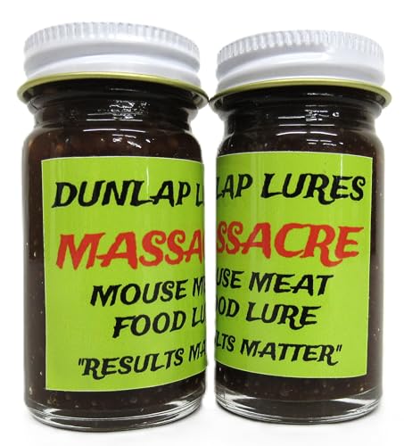 Generic 2 Dunlap's Massacre Mouse Meat Predator Lure - Dunlap Lures 1 Ounce Bottles