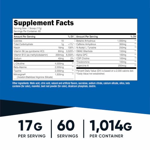 Image of Nutricost Pre-X Xtreme PreWorkout Powder Complex (Peach Mango) 60 Servings