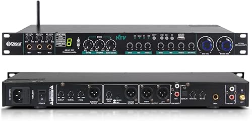 Miniatura 1 de E270 Professional Sound Processor for Karaoke and Stage with Sound Effect and Bluetooth Reverb