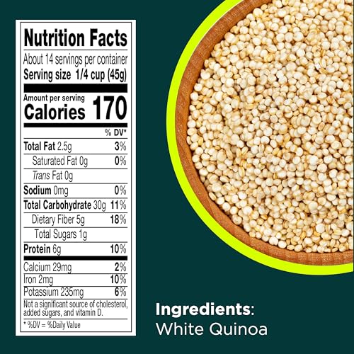 Image of RiceSelect White Quinoa, Gluten-Free Quinoa Seeds