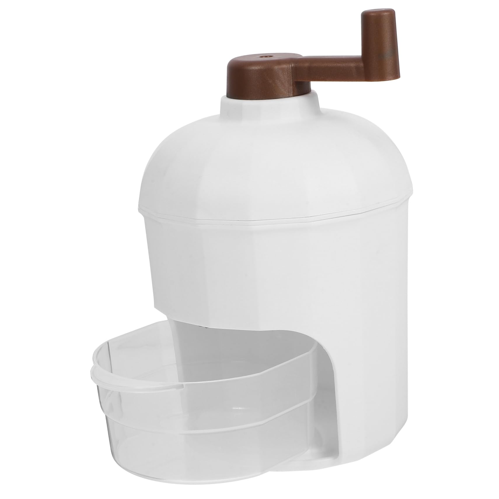 BRIGHTFUFU Manual Handheld Ice Crusher Portable Ice Shaving Tool for Slushies Cones and Refreshing Drinks Lightweight and Easy to Clean for Home Camping and Parties