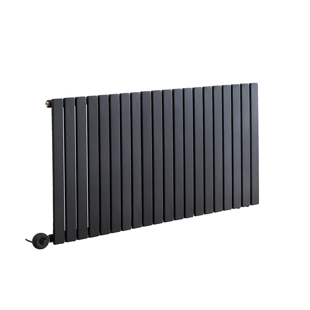 Milano Capri 1200W Anthracite Horizontal Single Flat Panel Electric Radiator WiFi - 635mm x 1180mm