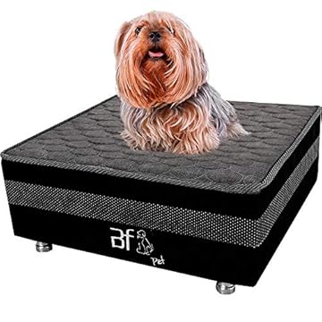 CAMINHA BOX PET COM LENCOL IMPERMEAVEL BRANCO GATOS CACHORRO