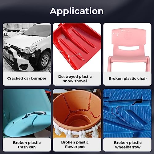 Hniuyun 50W Plastic Welder, Plastic Welding Kit with 200pcs Hot Staples, Car Bumper Crack Repair Kit for Most Plastic Repair 6 Hniuyun 50W Plastic Welder, Plastic Welding Kit with 200pcs Hot Staples, Car Bumper Crack Repair Kit for Most Plastic Repair - Image 6