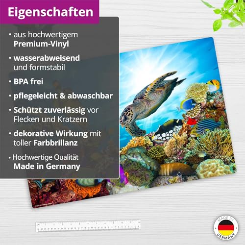 Children's Desk Mat, "Colourful Underwater World", Made of First-Class Durable Vinyl (Plastic), 60 x 40 cm - Image 4