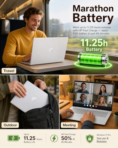HP 15.6 Touchscreen AI Laptop Intel Core Ultra 7 155H 16GB DDR5 1TB SSD - image 9