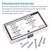 DYWISHKEY 70 Pieces M5 x 20mm/25mm/30mm/35mm/40mm Stainless Steel 304 Hex Socket Head Cap Bolts and Nuts Kit