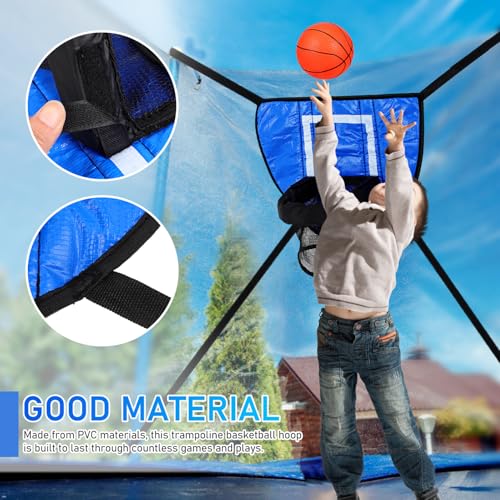 Panier de basket pour trampoline en PVC installation facile - 7