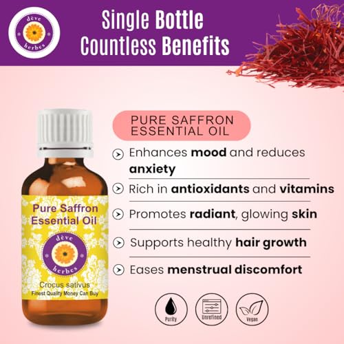 Aceite Esencial Puro de Azafrán 30 ml miniatura 2