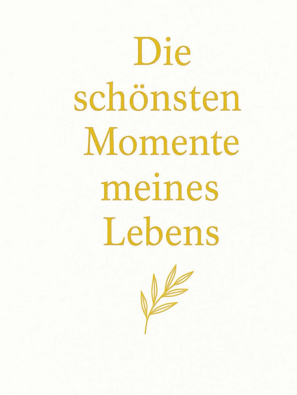 Die schönsten Momente meines Lebens (Die schönsten Momente – Erinnerungsbuch-Serie)