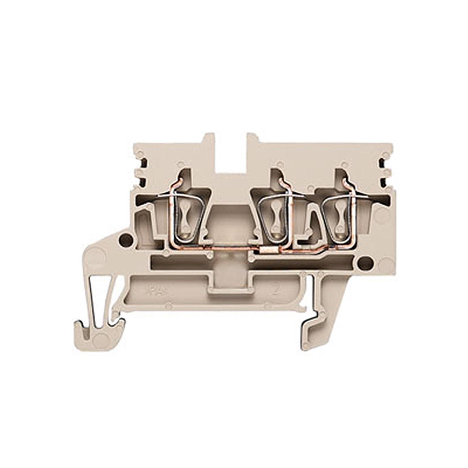 Bloques de terminales ZDU 2.5N/3AN modulares con 3 puntos de inserción 2