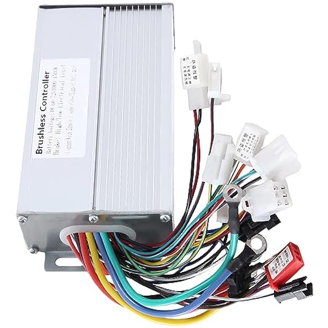 1 PCS 48V 60V 64V 72V 1000W 1500W Electric Controller 12 Tube Dual Mode E-Bike Brushless Controller Speed Motor Silver