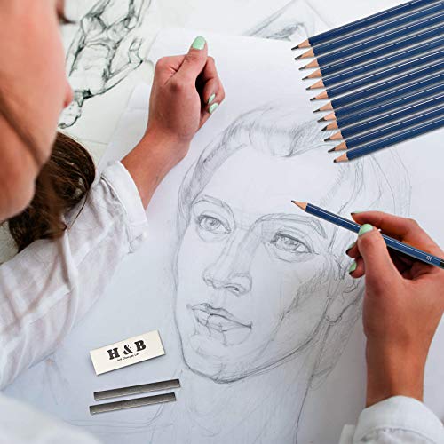 YBLANDEG-Sketching-and-Drawing-Colored-Pencils-Set-96-PiecesArt-Supplies-Painting-Graphite-Professional-Art-Pencils-KitGifts-for-Teens-Adults-Drawing-Charcoal-Tool-Set