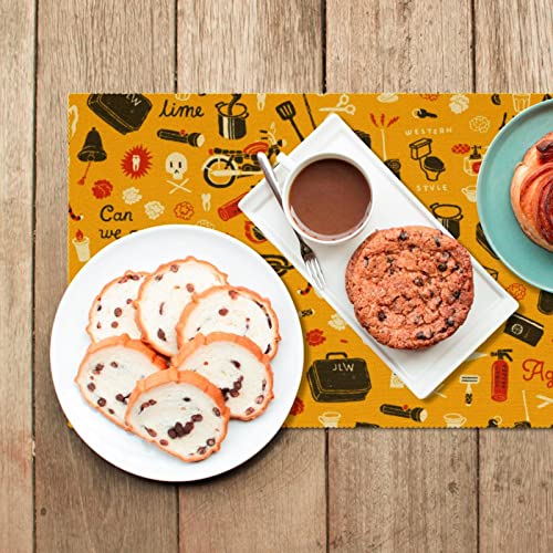 Sets de table antidérapants Tiger x6 | Protection table salle à manger 30x45 cm - 7