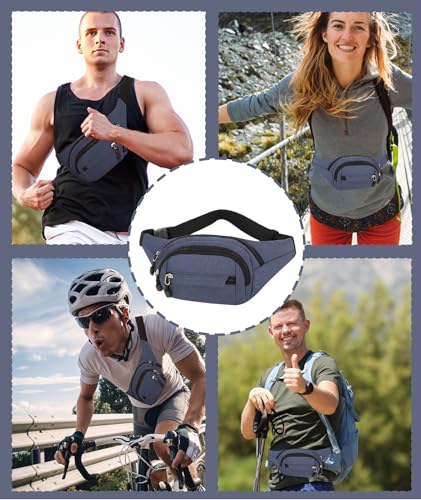 Image of Waist Bag for man, Fanny Bag for Men, Fanny Pack，Durable Fanny Bag for Travel, Running, Hiking, and Gym Workouts