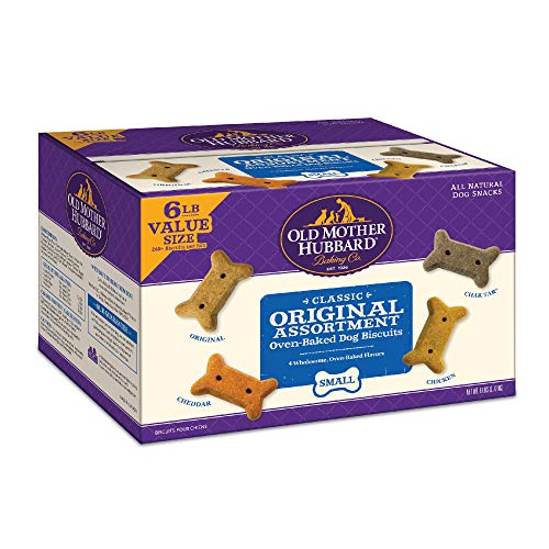 Old Mother Hubbard Classic Crunchy Natural Dog Treat, Original Assortment Small Biscuits Value