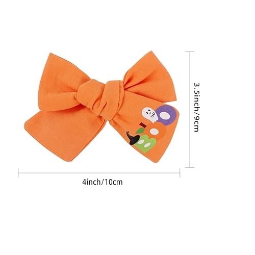 Miniatura 7 de Pinzas para el pelo de Halloween, bonitos pasadores de pompón de animación de ojos verdes para niñas, horquillas de cocodrilo hechas a mano, disfraz