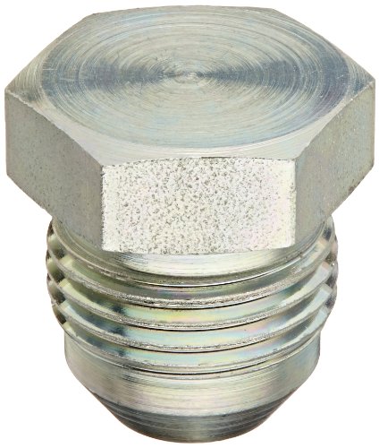 Eaton Aeroquip 900599-8S Plug, Female 37 Degree JIC Fitting, JIC 37° End Types, Carbon Steel, 3/4 JIC(m) End Size, 1/2