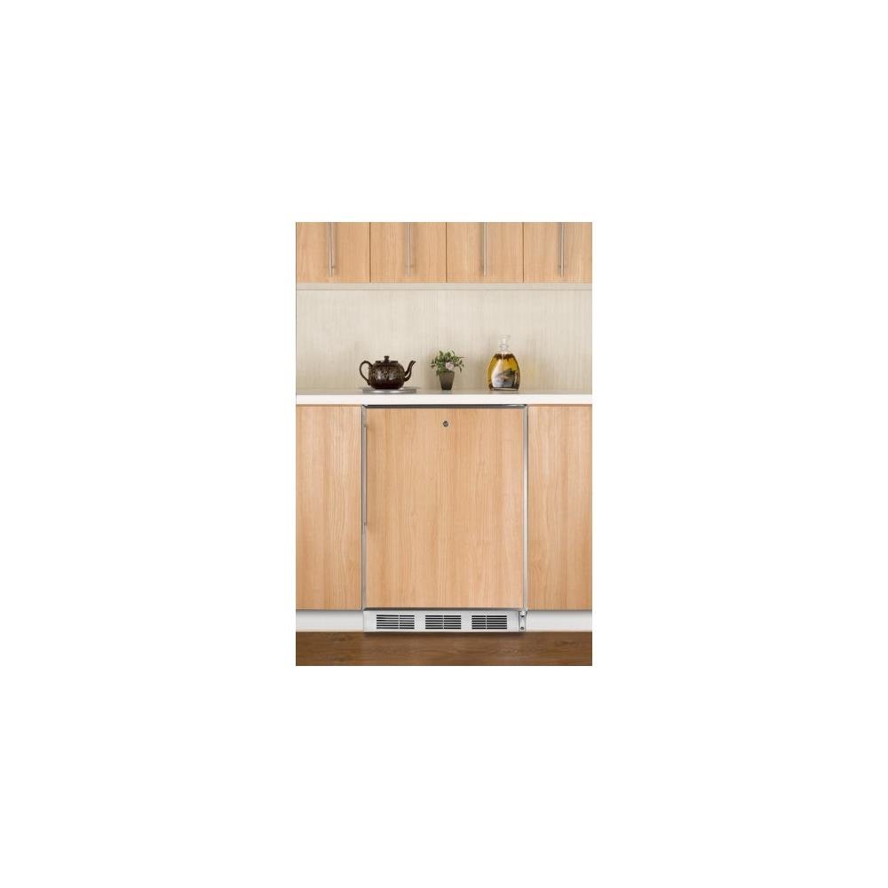 Summit FF6LBIFRADA Refrigerator, Brown