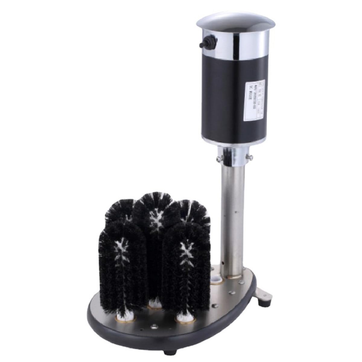Laveuse automatique de verre avec 5 brosses, nettoyage haute efficacité pour hôtels, restauration, bars et restaurants, peut contenir jusqu'à 800 verres par heure