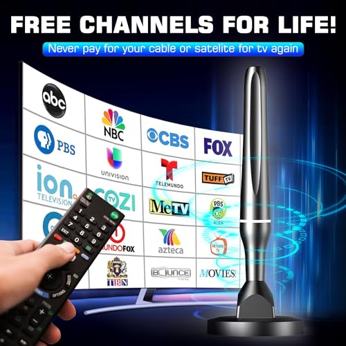 Qgclearso 52 Hdtv Antenna For Smart Tv, 2024 Newest Antenna For Smart Tv Without Cable, Indoor Tv Antenna thumb #5